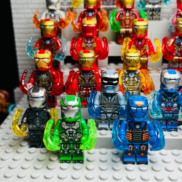 Iron Man Legion Avengers Custom Minifigures Lot of 32 - Picture 5 of 8